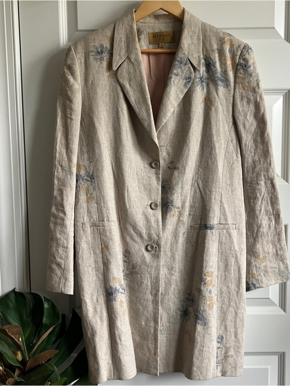 BERGAMO BY EBI Vintage Blazer Duster Size 12 See Note